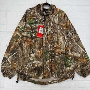 Compass 360 Rain Jacket Mens XL Realtree Edge Camo RainTek Hunting NWT